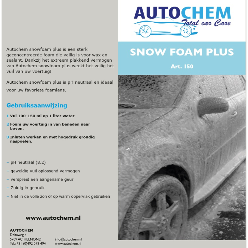 Autochem - Snowfoam Plus 5 ltr.